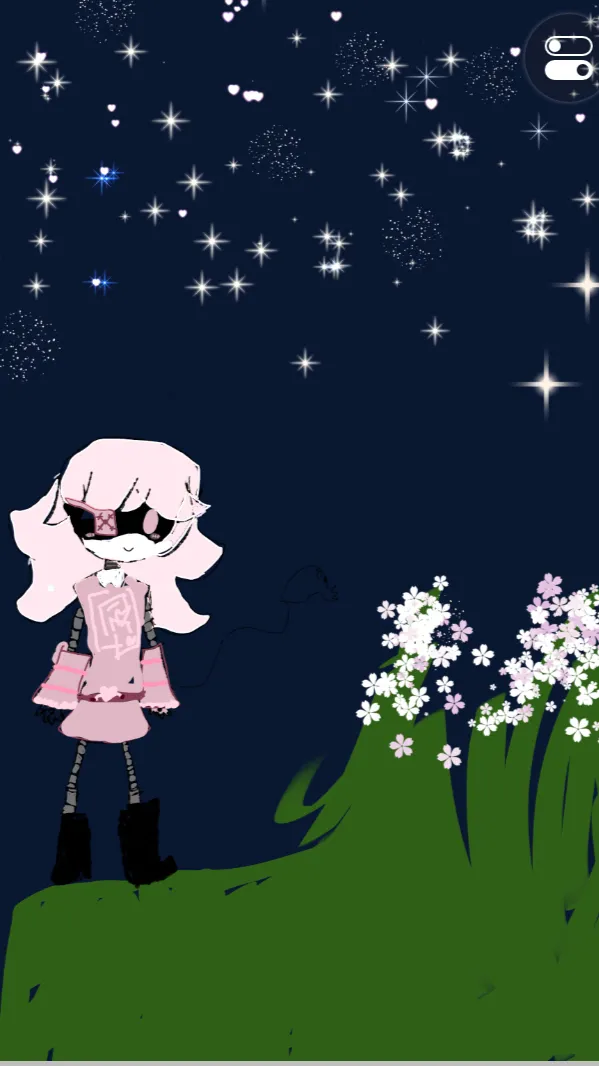 ai character: N x Izzy  background