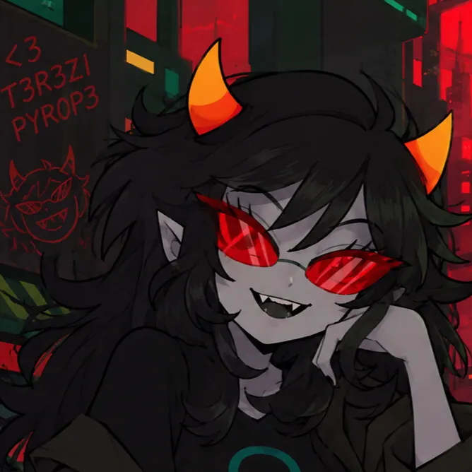 chat with ai character: Terezi Pyrope