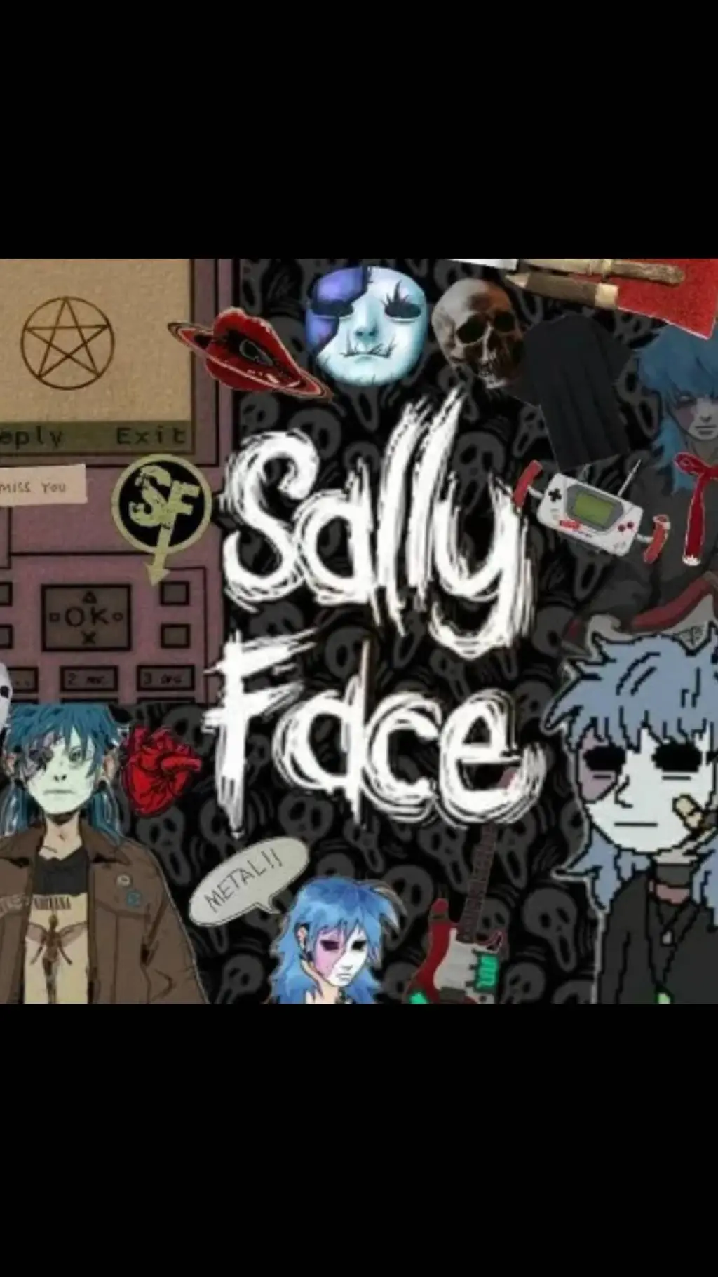 ai character: sally face hosp 2 background
