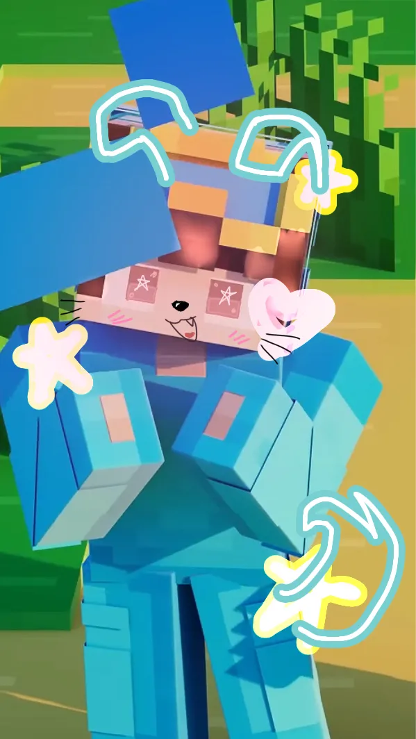 ai character: N1CO🩵💎 background