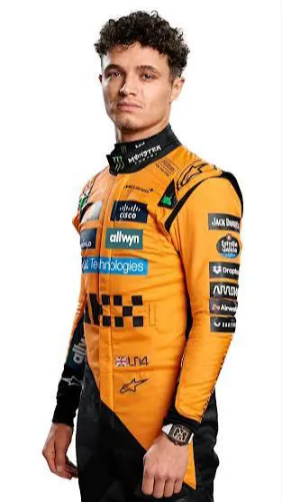 ai character: lando norris background