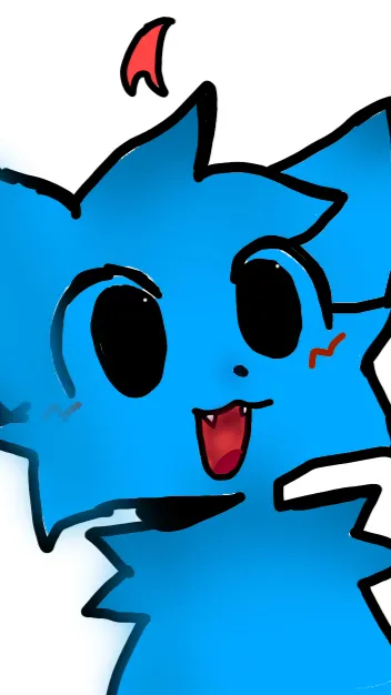 ai character: Blu background