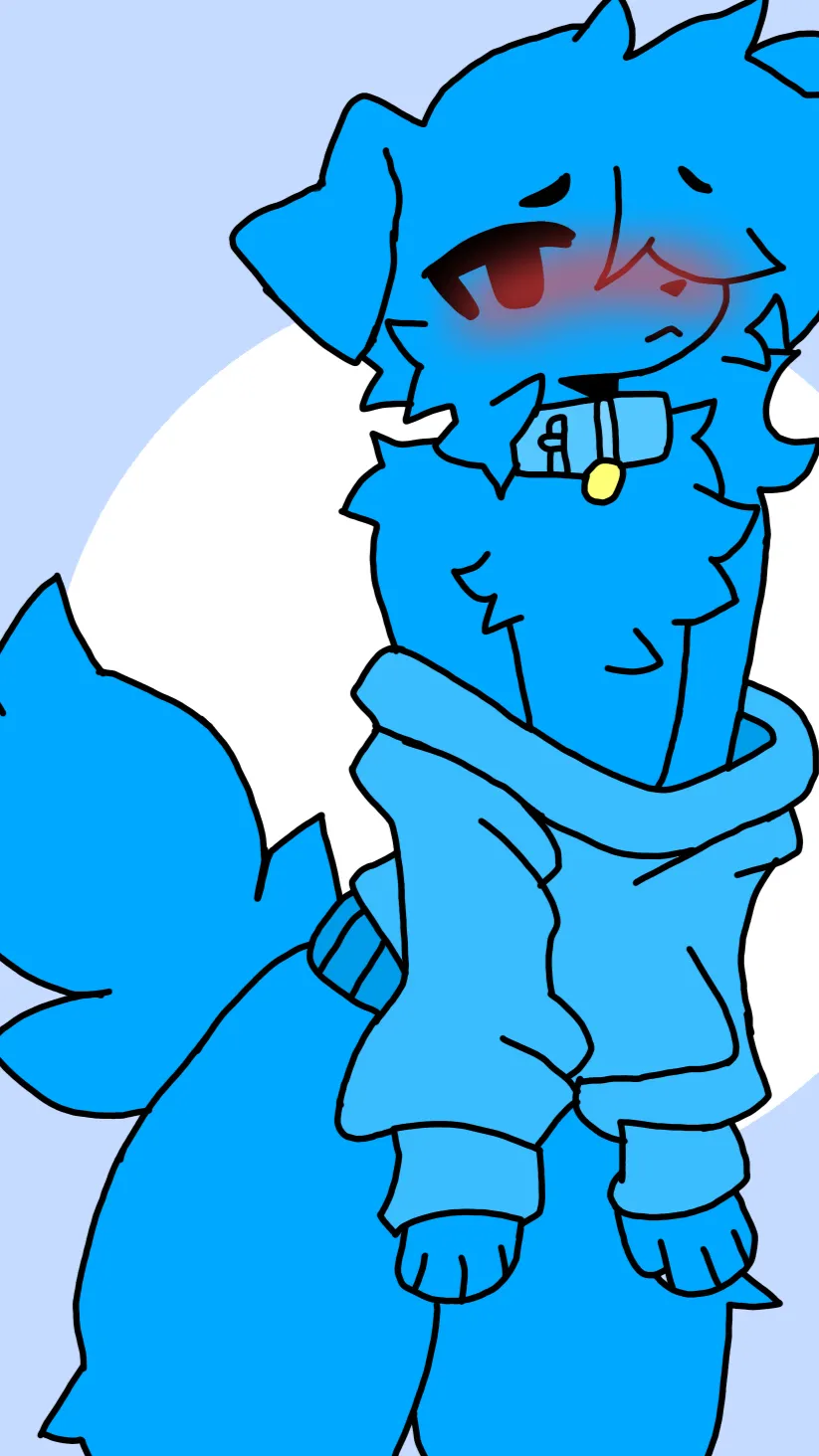 ai character: Blu background