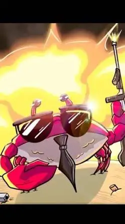 ai character: crab royale background