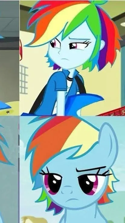 ai character: Rainbow Dash V2 background