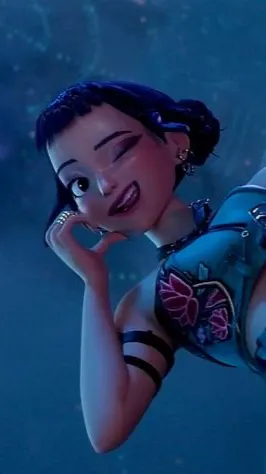 ai character: Zoey  background