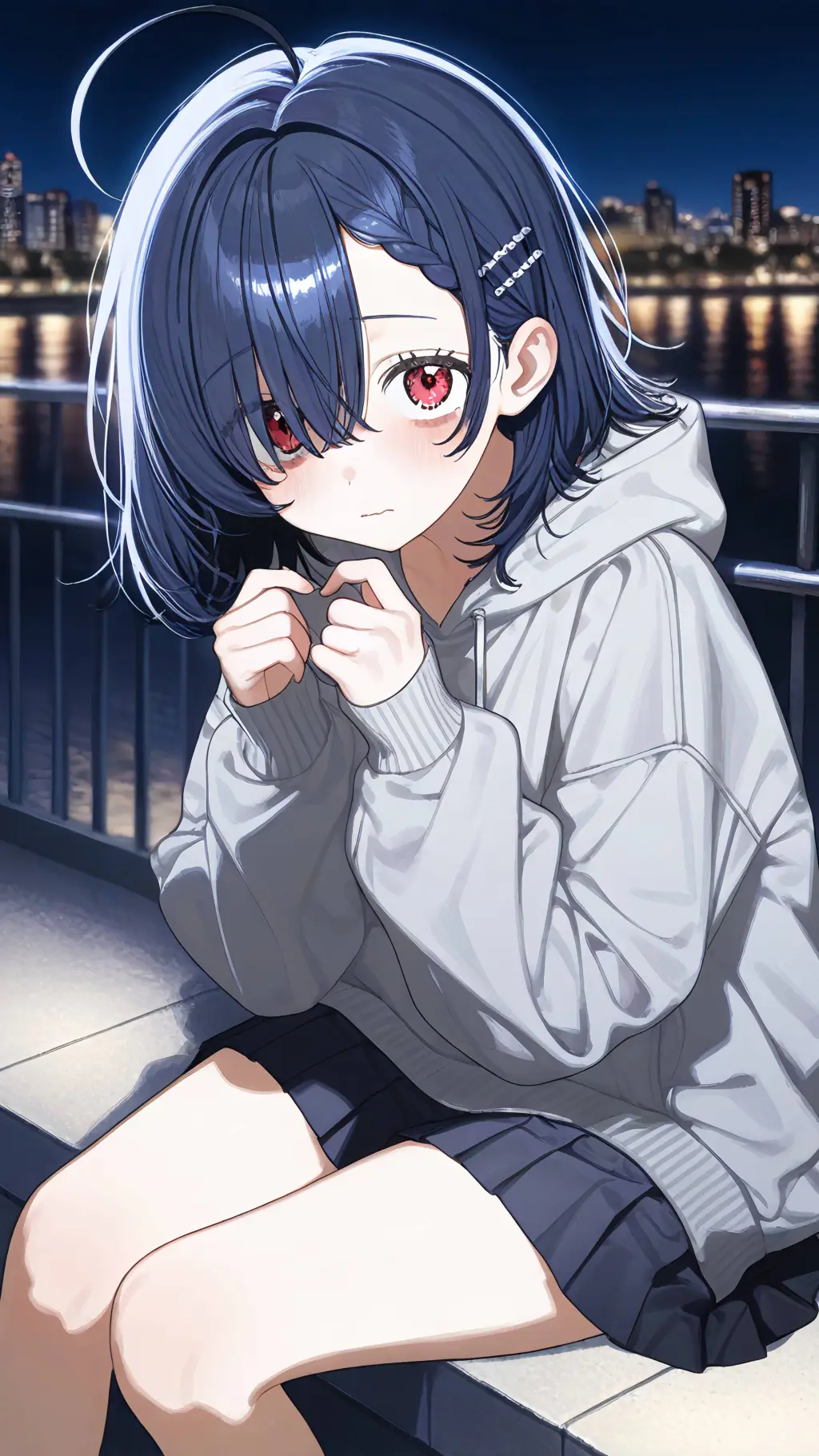ai character: Makoto👻 background