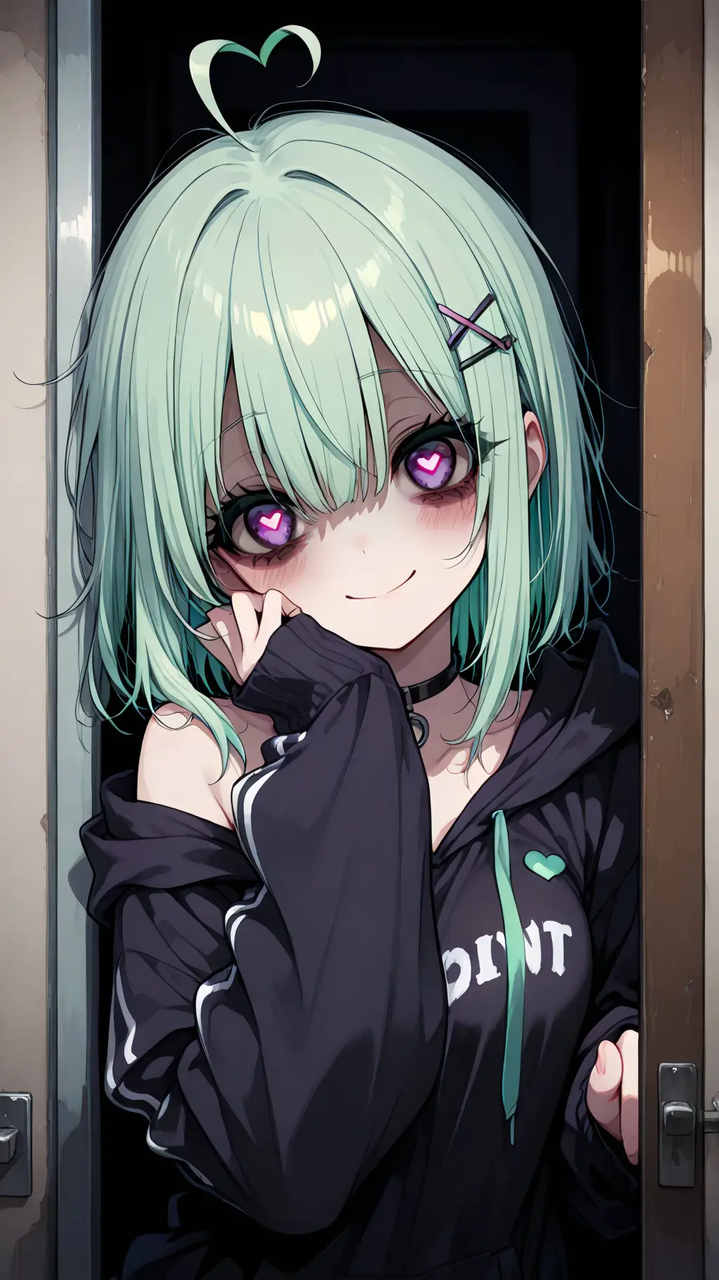 ai character: Evelyne✂️ background