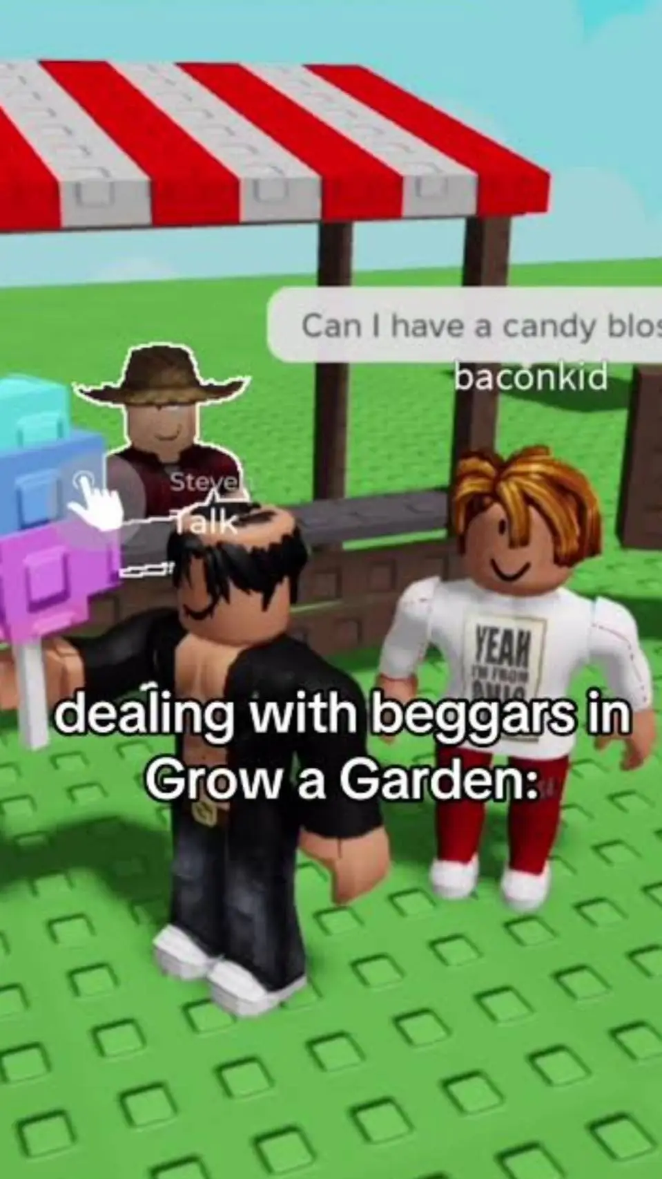 ai character: dealingwithabeggag background