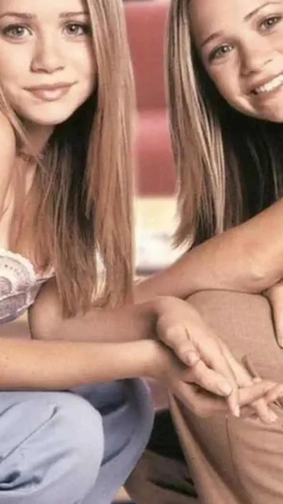 ai character: Olsen twins  background
