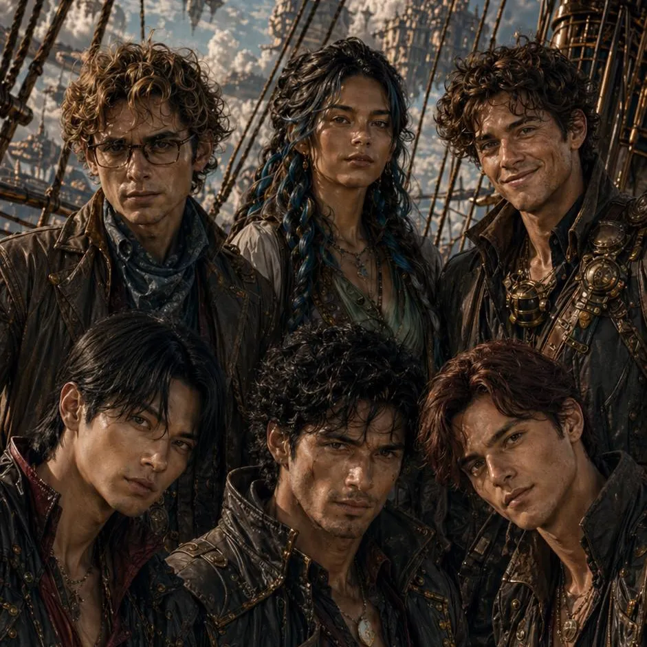 chat with ai character: Pirates Crew
