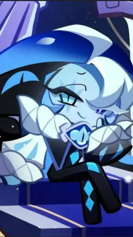 ai character: shadow milk cookie background