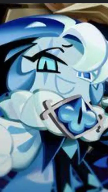 ai character: shadow milk cookie background