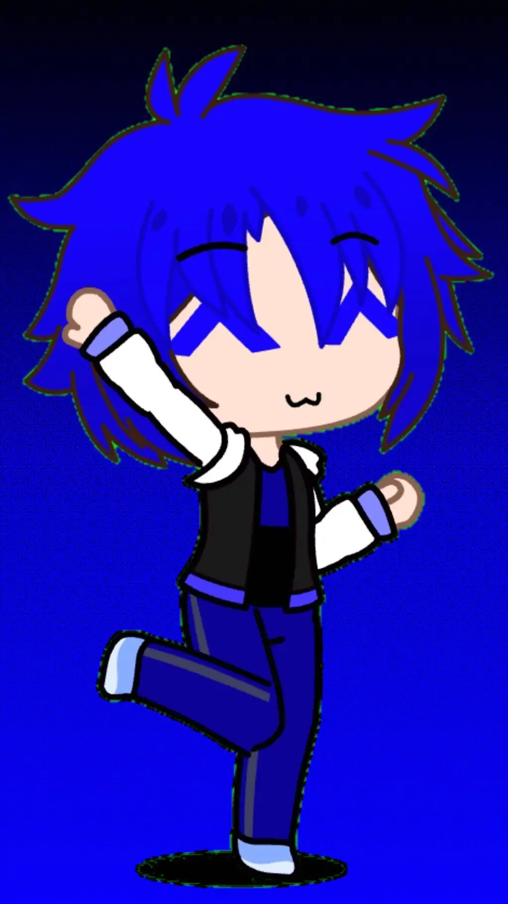 ai character: Azul background