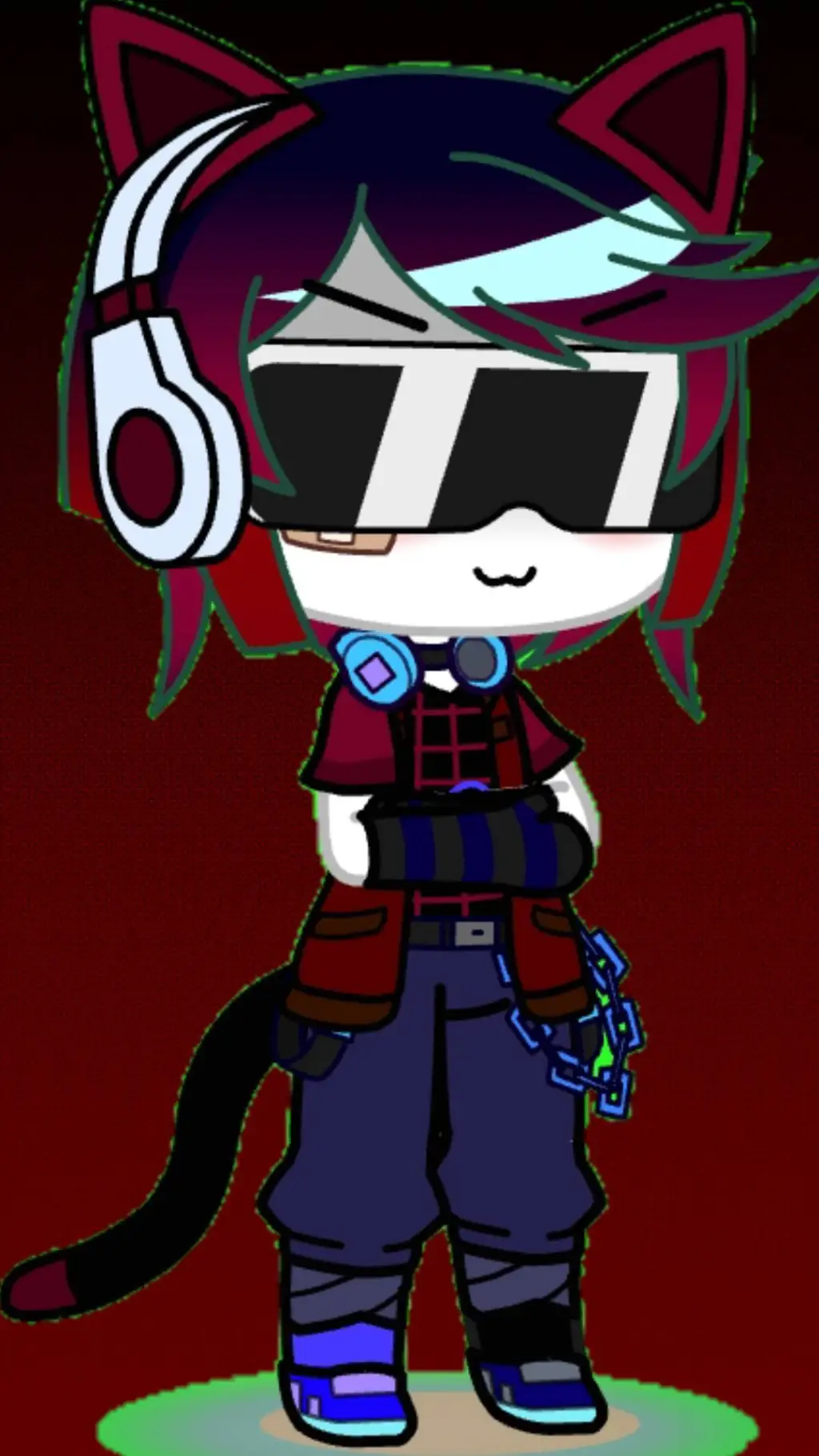 ai character: Corruptprime  background