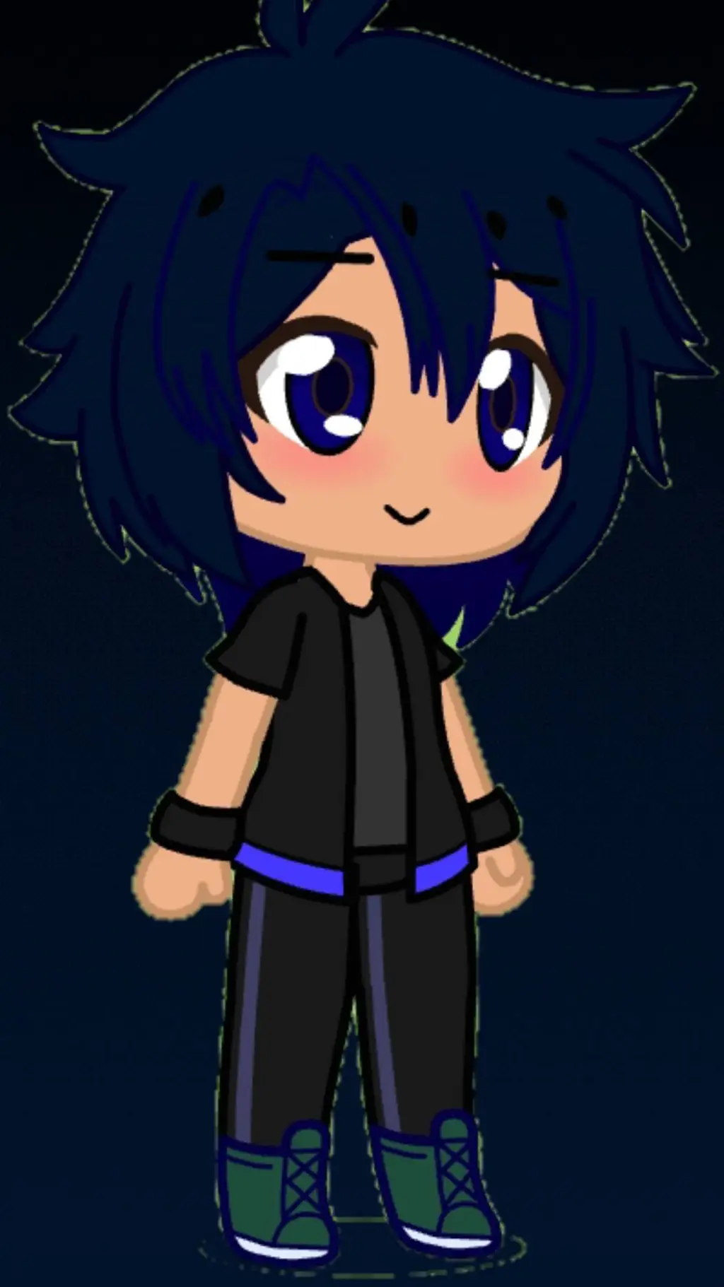 ai character: Sapphire background