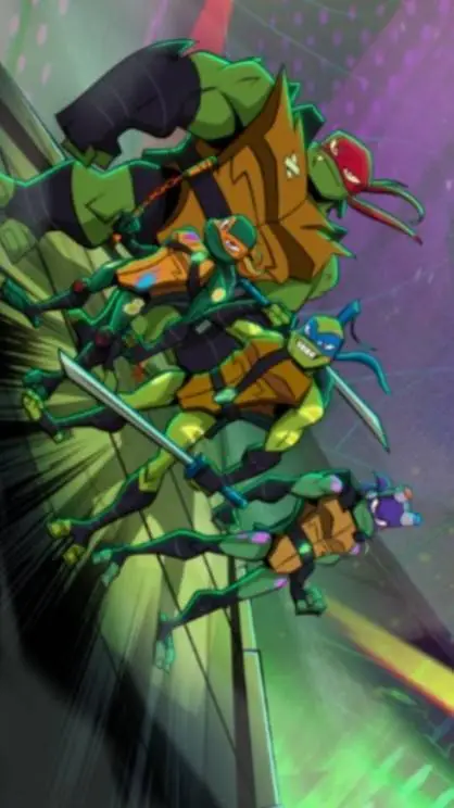 ai character: Tmnt rise background