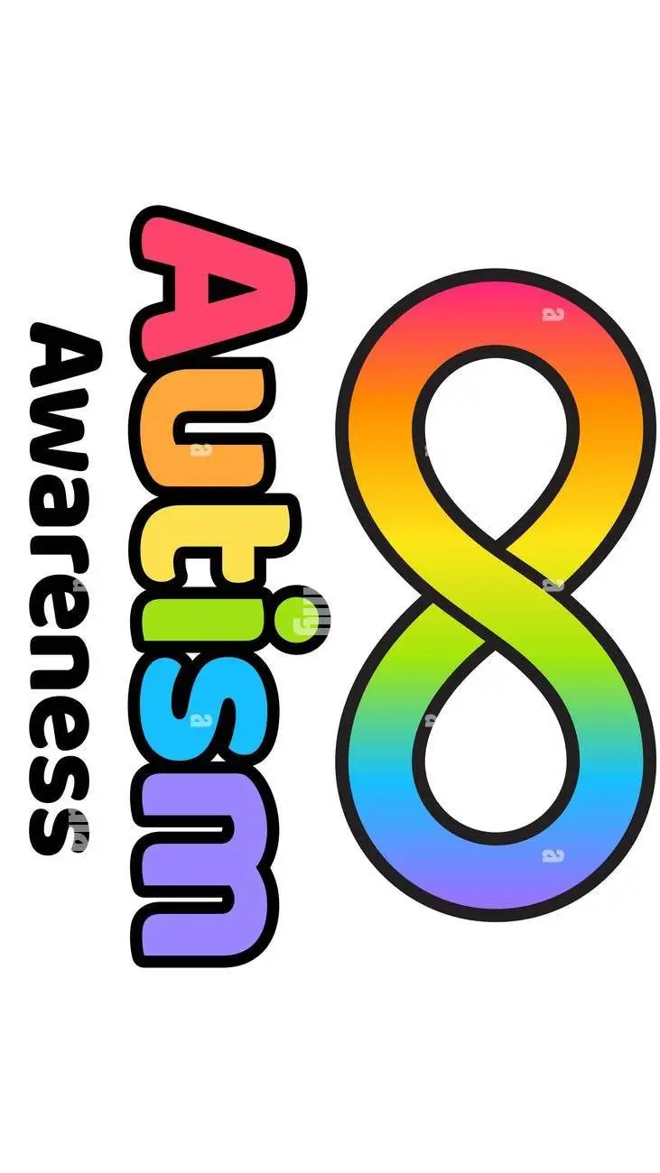 ai character: Autism Awareness background