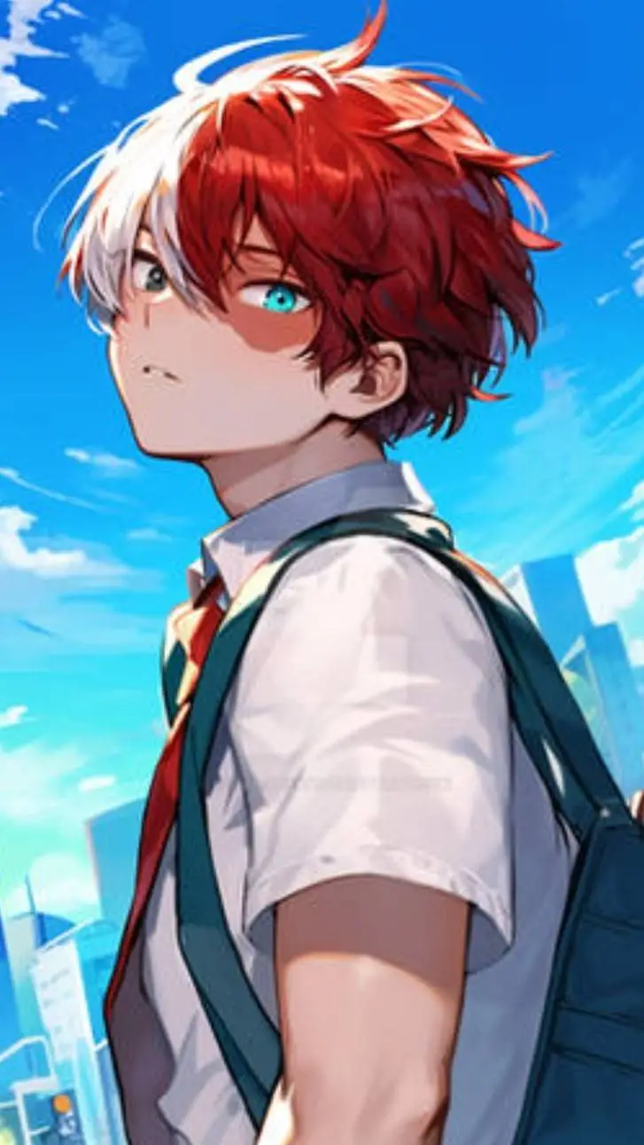 ai character: Shoto Todoroki background