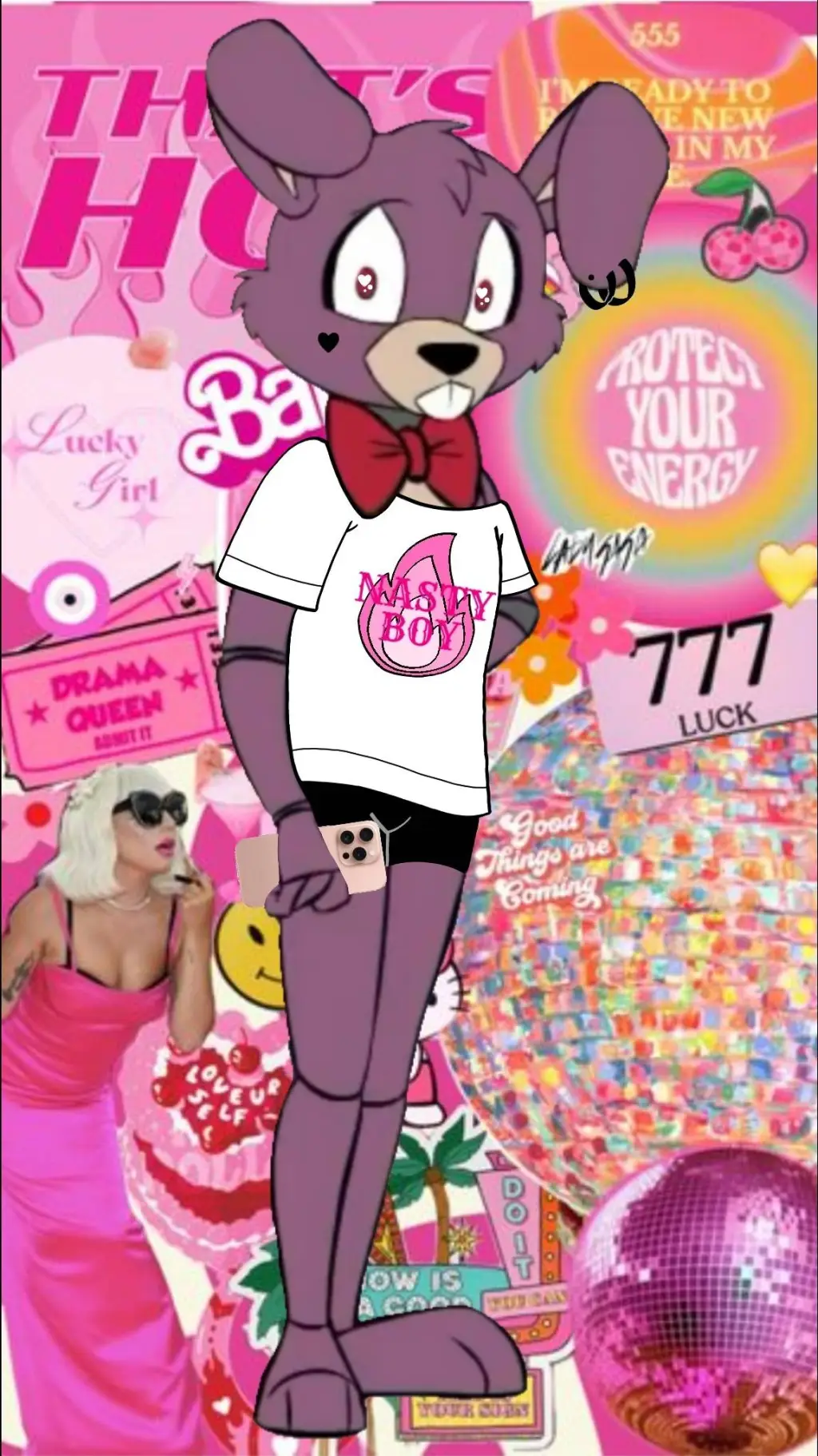 ai character: BonnieTonyCrynight background