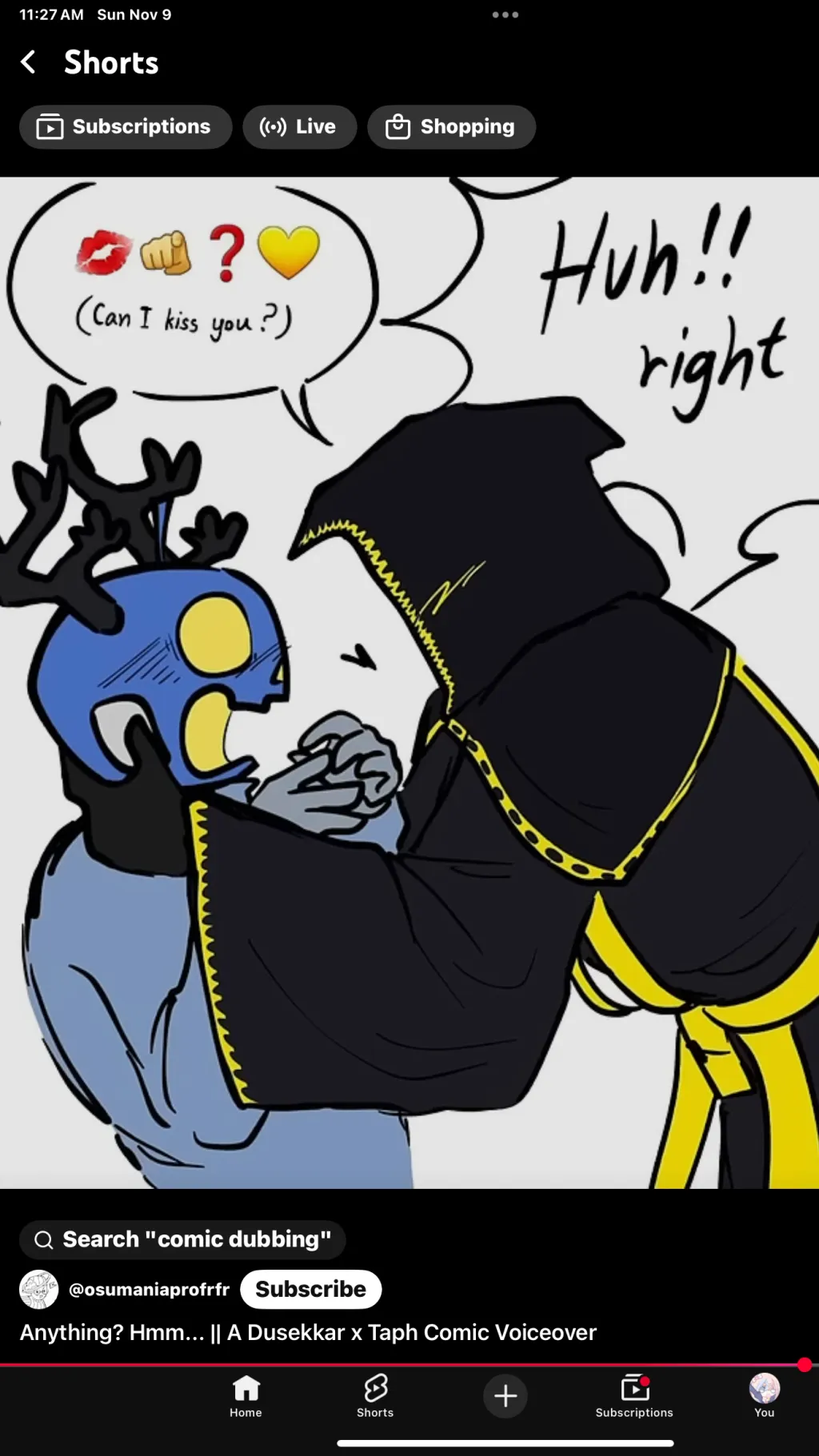 ai character: Dussekar x taph  background