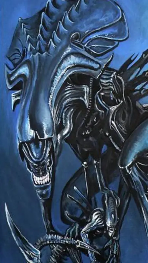ai character: Queen Xenomorph background