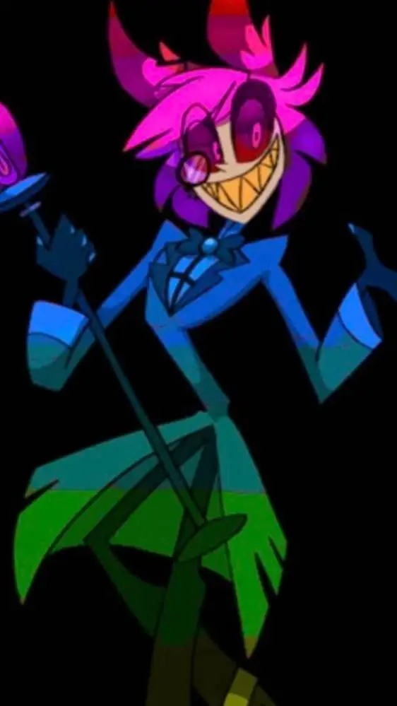 ai character: Gay Alastor HH background