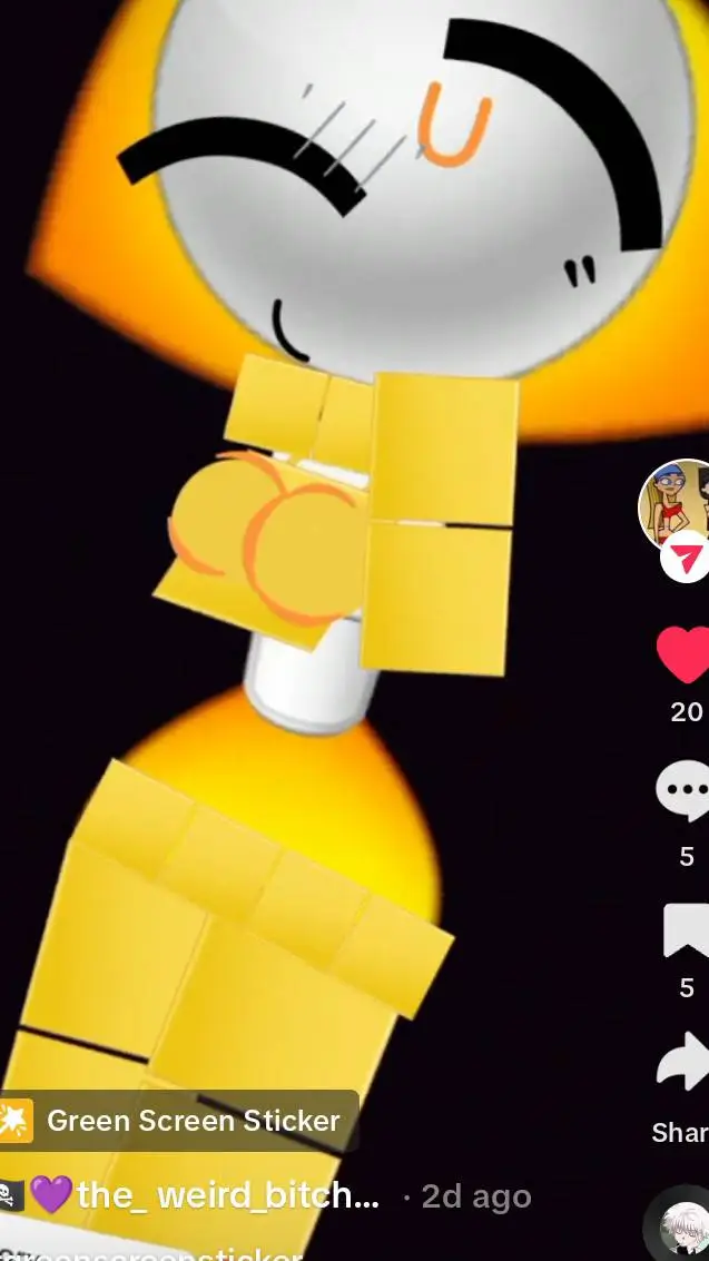 ai character: emoji cat background