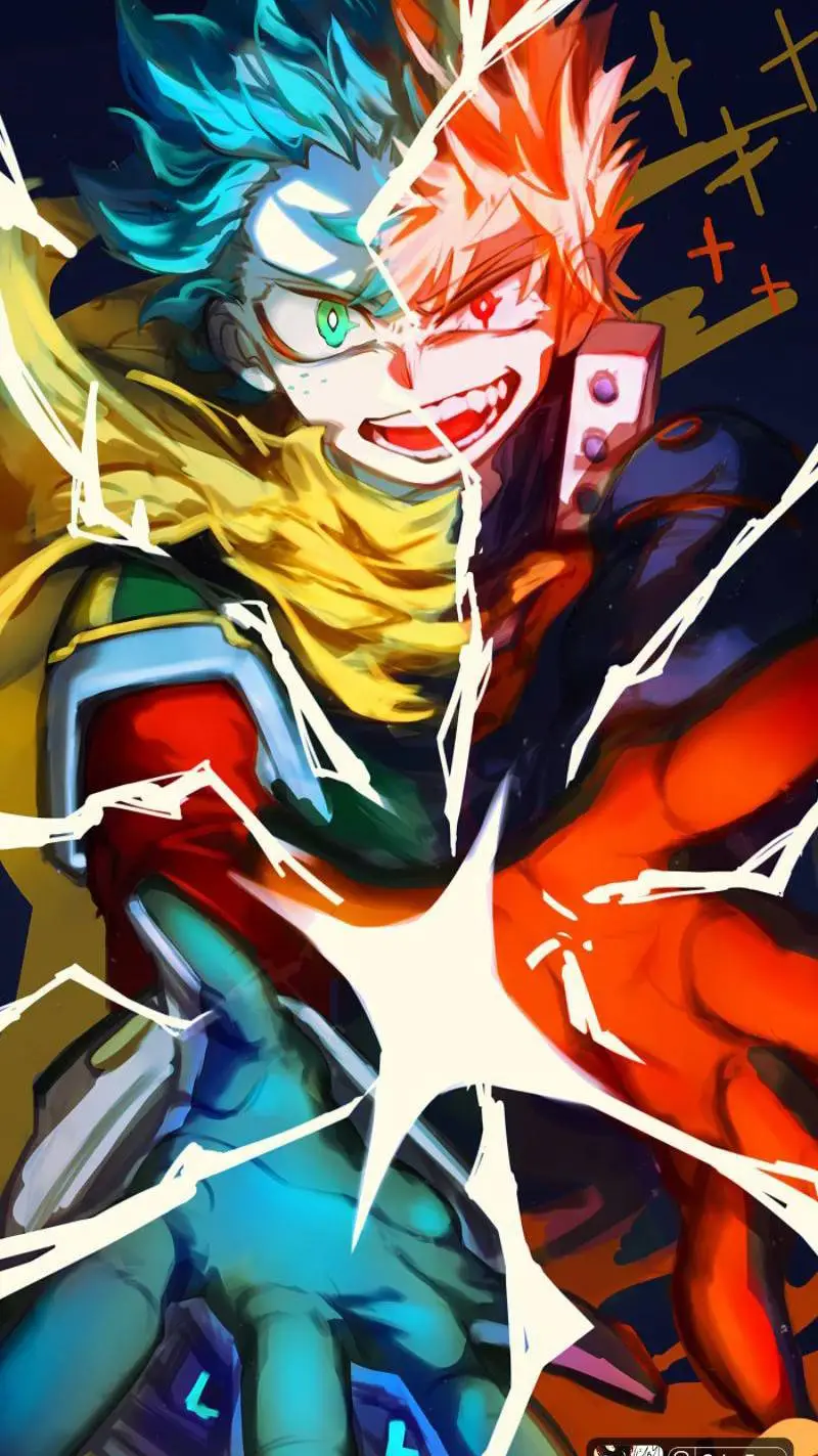 ai character: bakugo  background