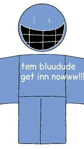 ai character: Bluuduud. background