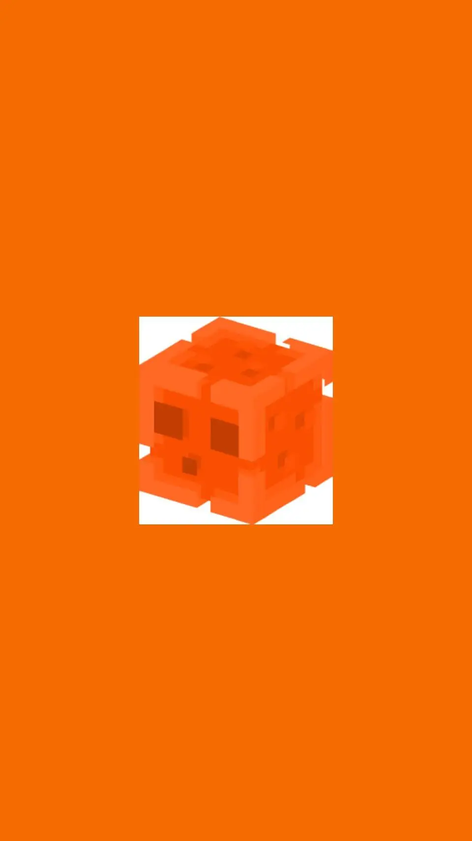 ai character: Orange Globule background