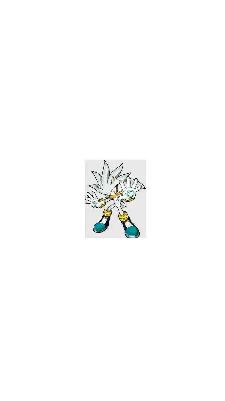 ai character: Silver background