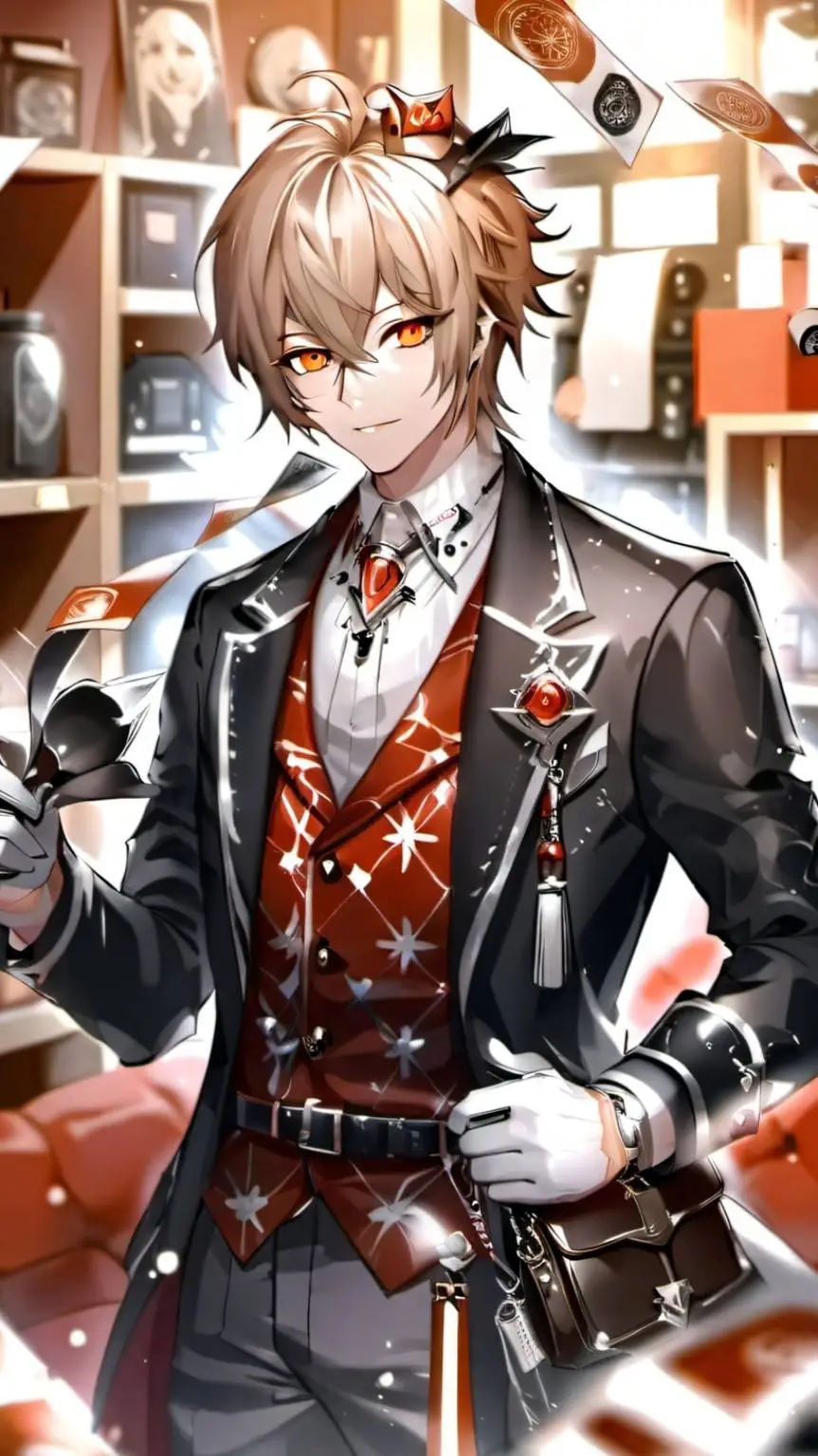 ai character: David Rain background