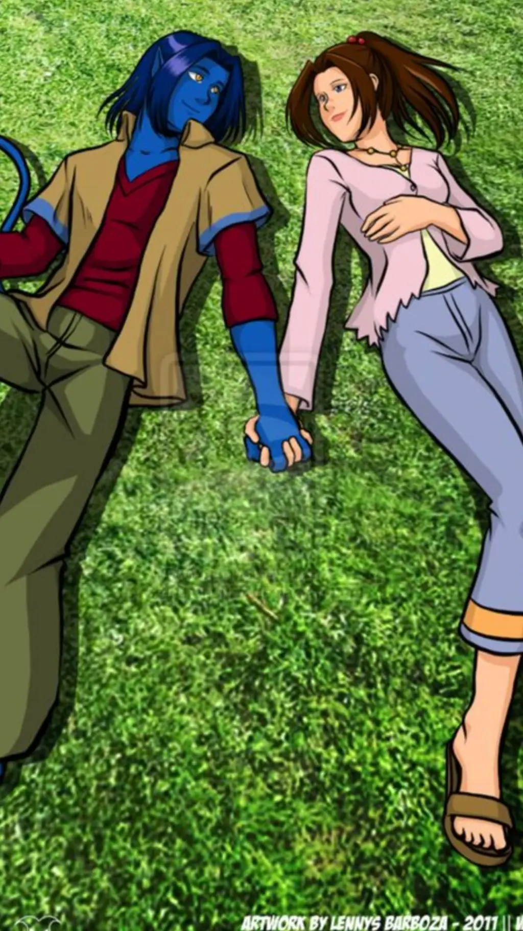 ai character: kitty×kurt background