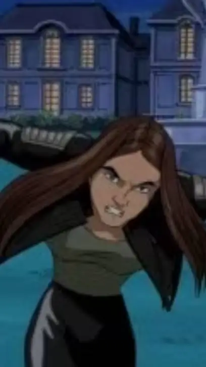 ai character: X-23 pregnant  background