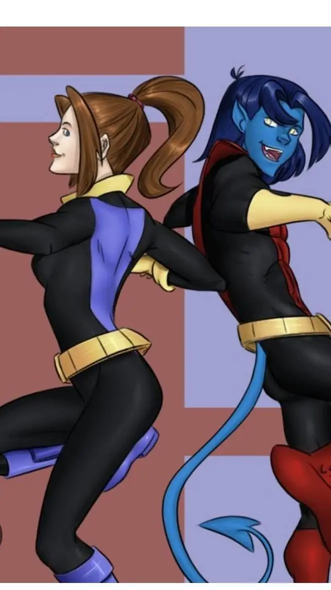 ai character: X-men sleepover  background