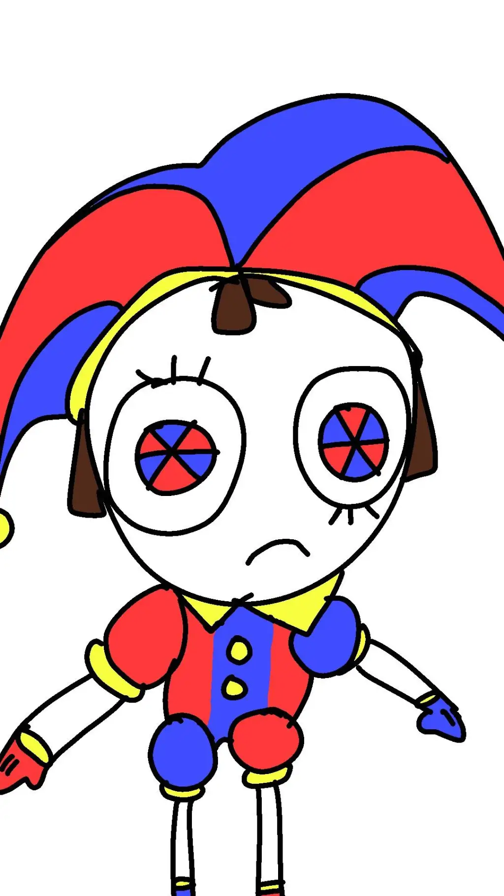 ai character: Pomni background