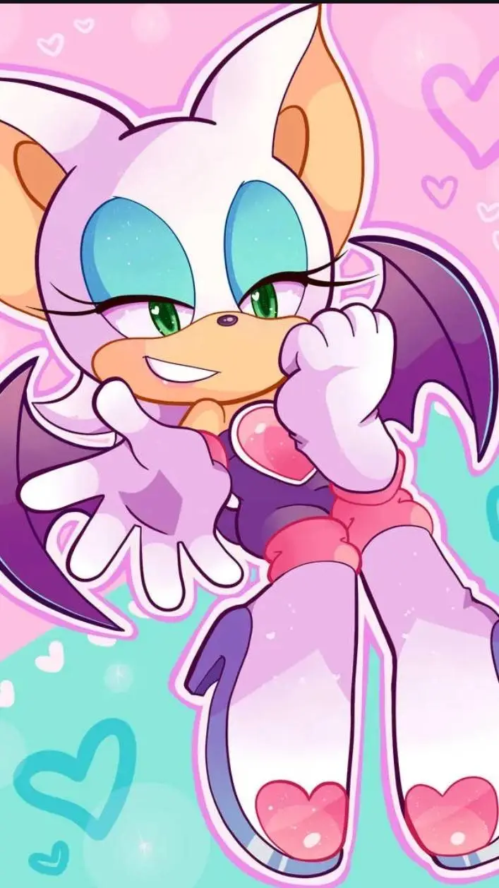 ai character: 💎 Rouge the Bat 🤍 background