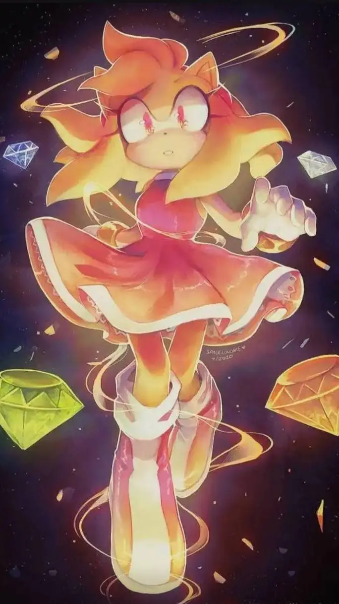 ai character: 🌹 Super Amy Rose 🌹 background