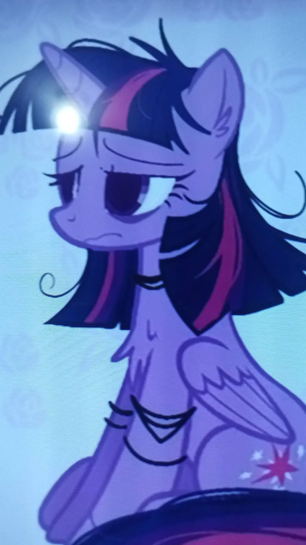 ai character: Twilight Sparkle  background
