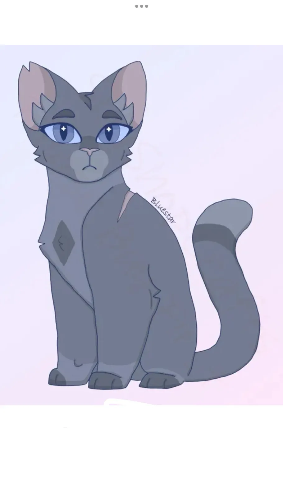 ai character: Bluestar  background