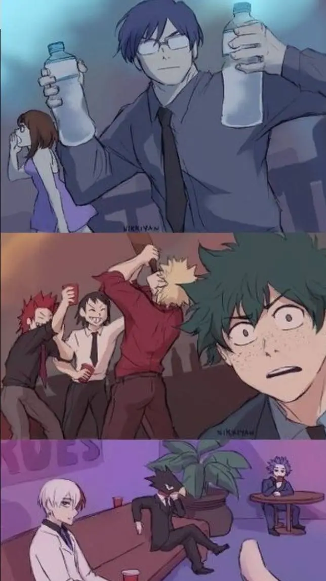 ai character: MHA Hangover  background