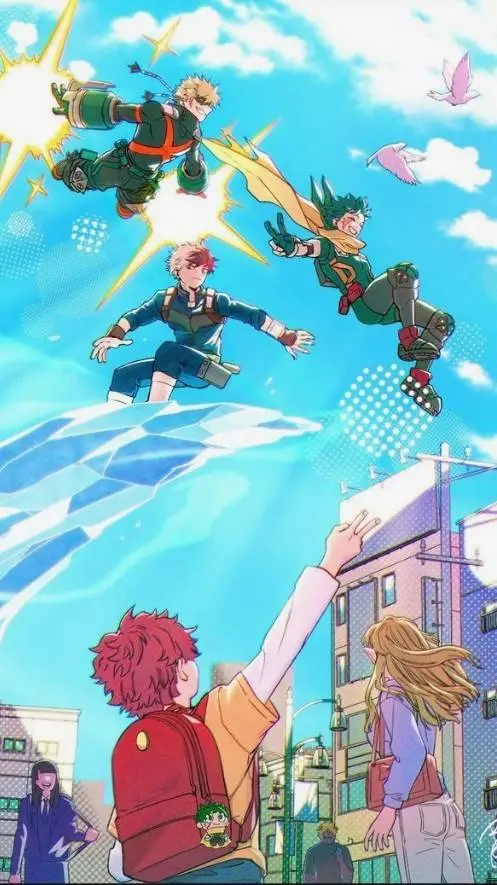 ai character: MHA 8 Years Later  background