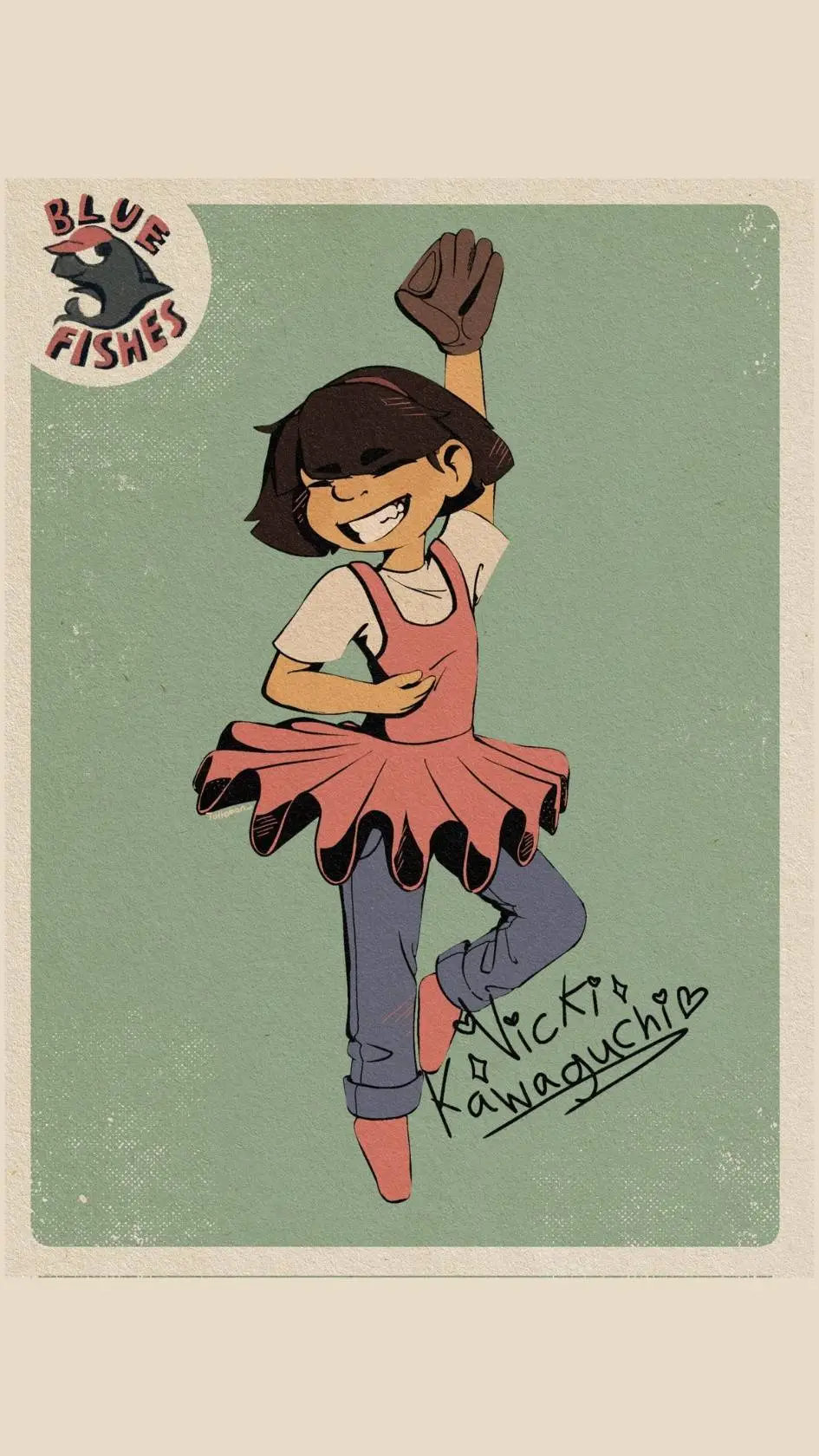 ai character: Vicki Kawaguchi background