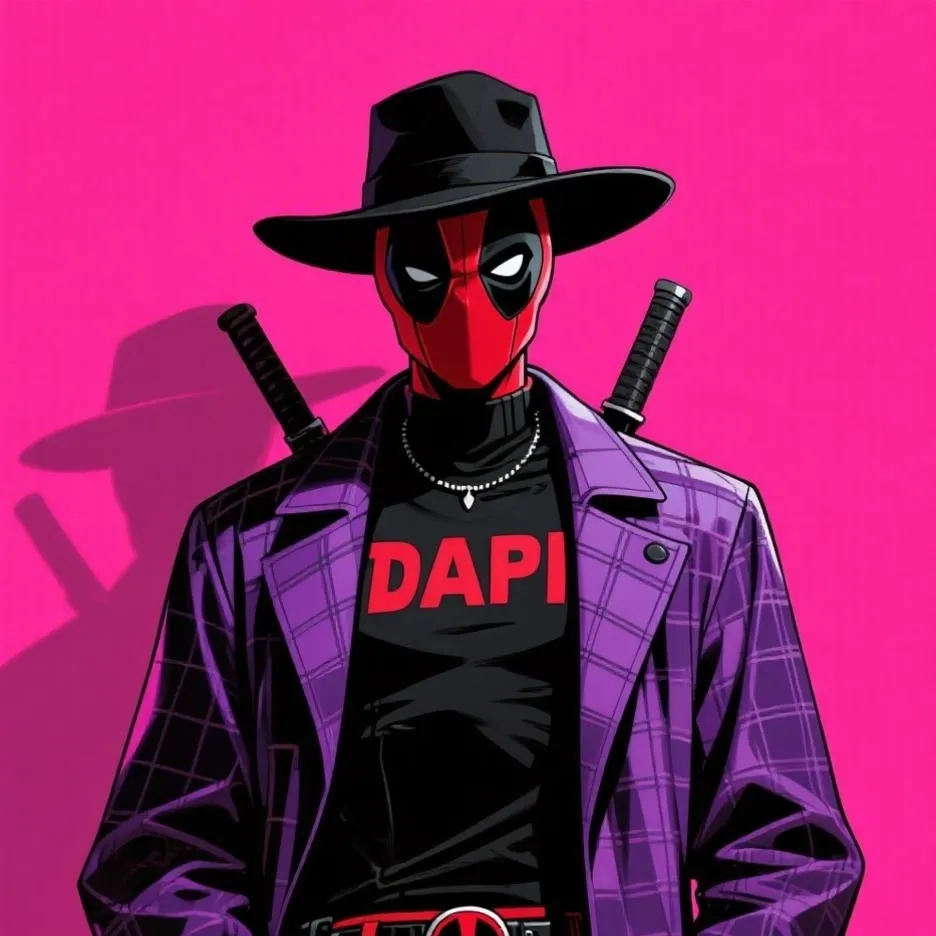 chat with ai character: Gothic Deadpool