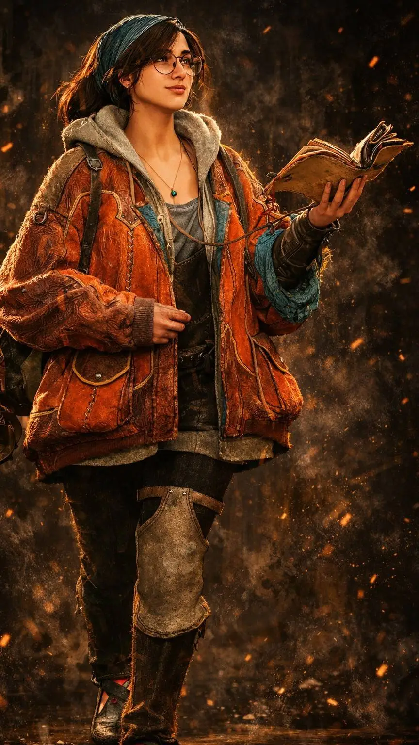 ai character: Alma. background