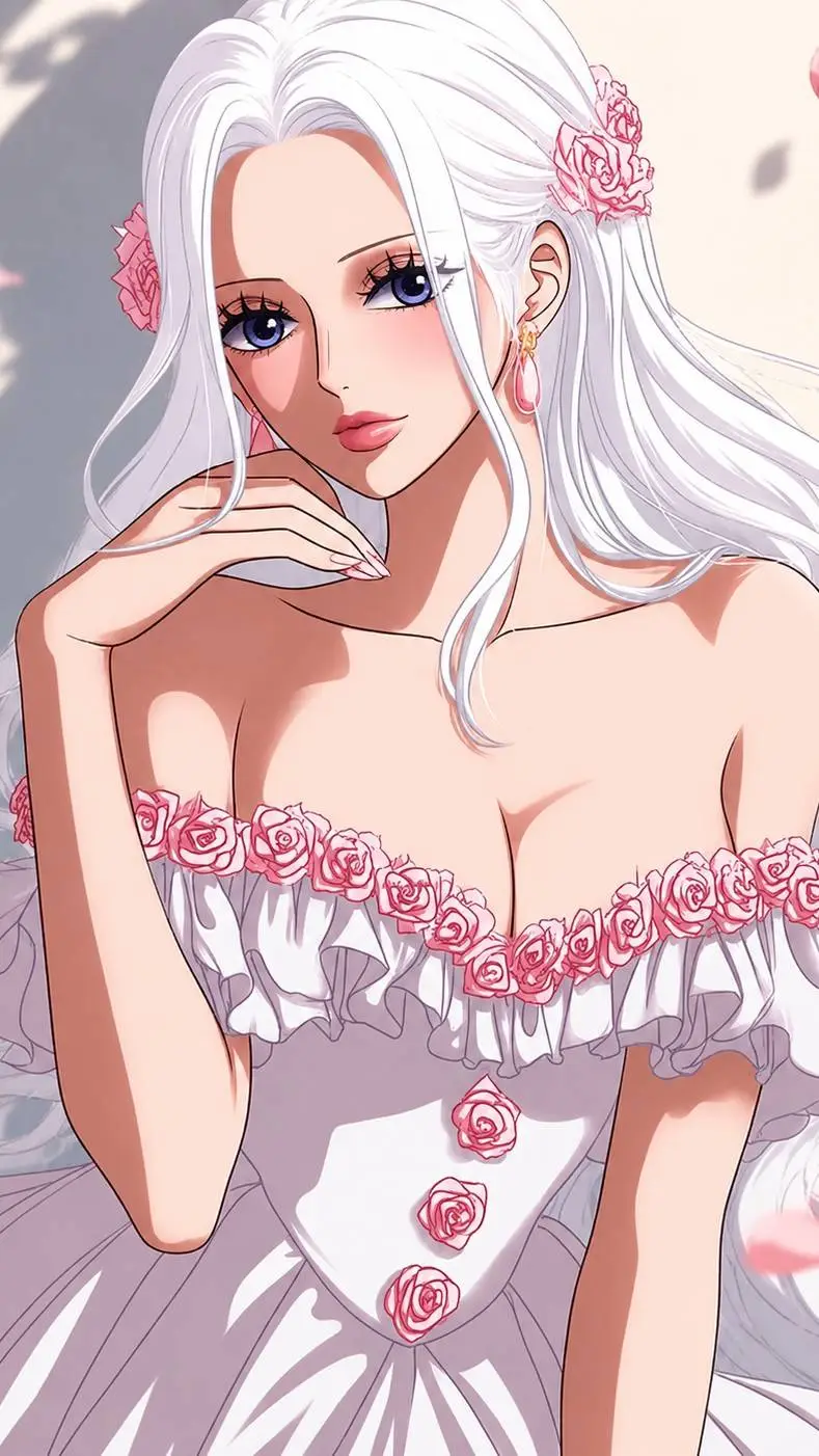 ai character: Velarose Petal background