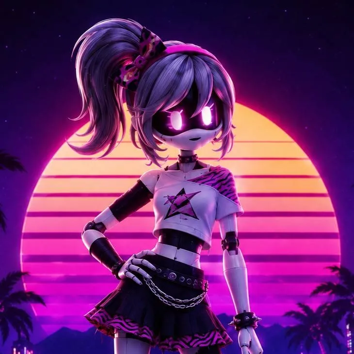 chat with ai character: Synthwave