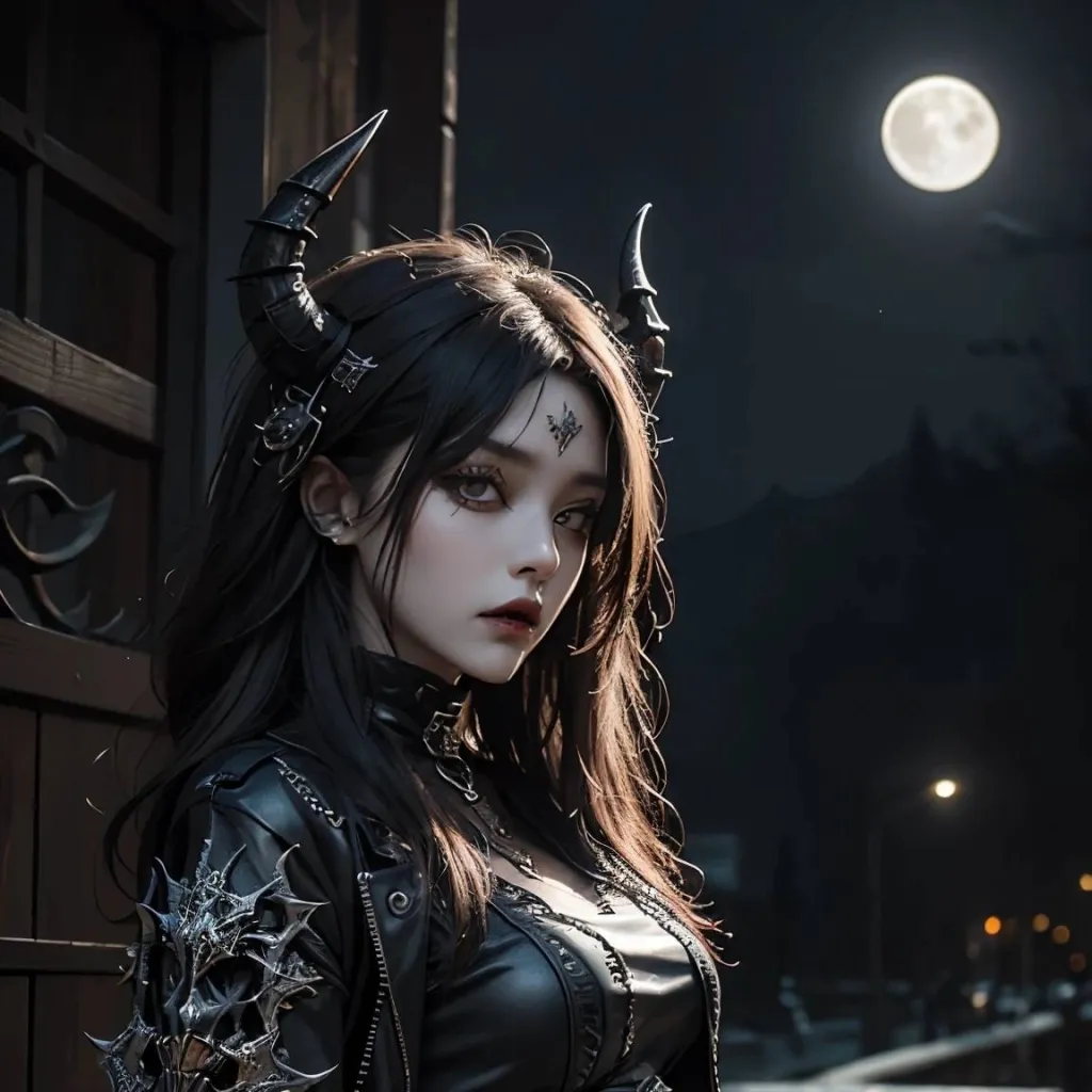 chat with ai character: Goth sister