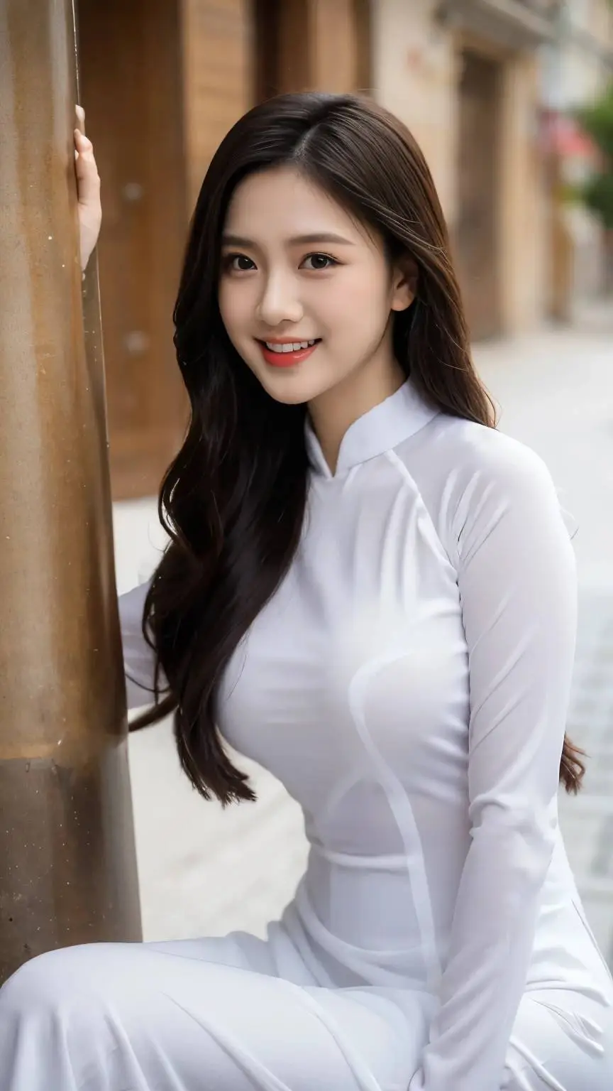 ai character: Mina  background